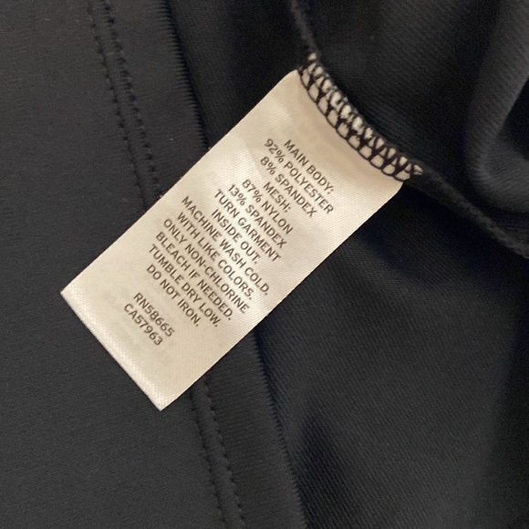 Zella girls black mesh hooded pullover size Small (7/8) NWT - Picture 7 of 7